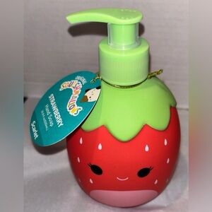 Squishmallows Scarlett Strawberry Hand Soap